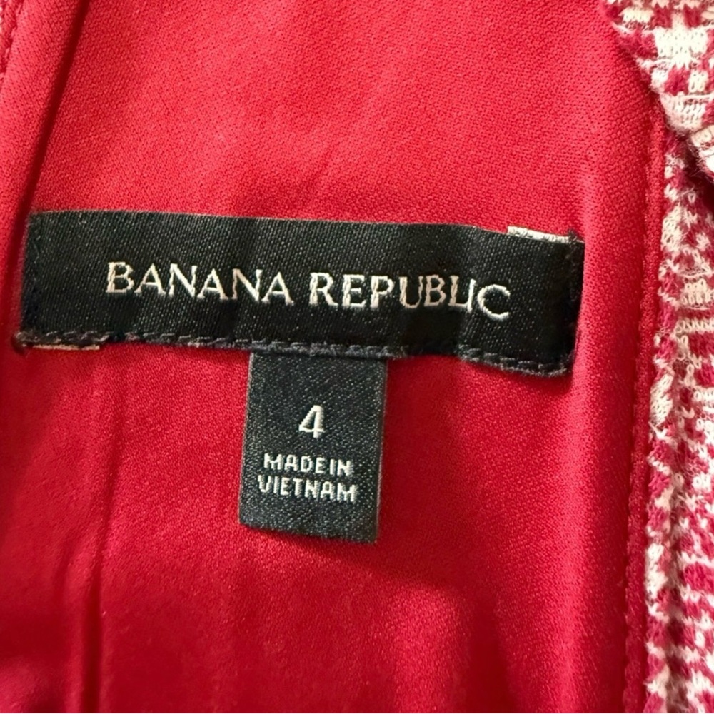 Banana Republic Pink Textured Midi Dress - Picture 6 of 6